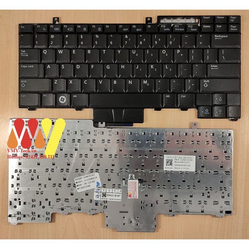 Bàn phím laptop dell e6400 e6500 e6510 e6410 wx4jf