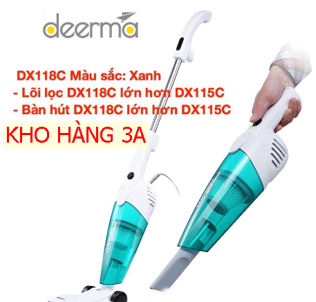 Máy Hút Bụi Cầm Tay Vacuum Cleaner Deerma DX118C