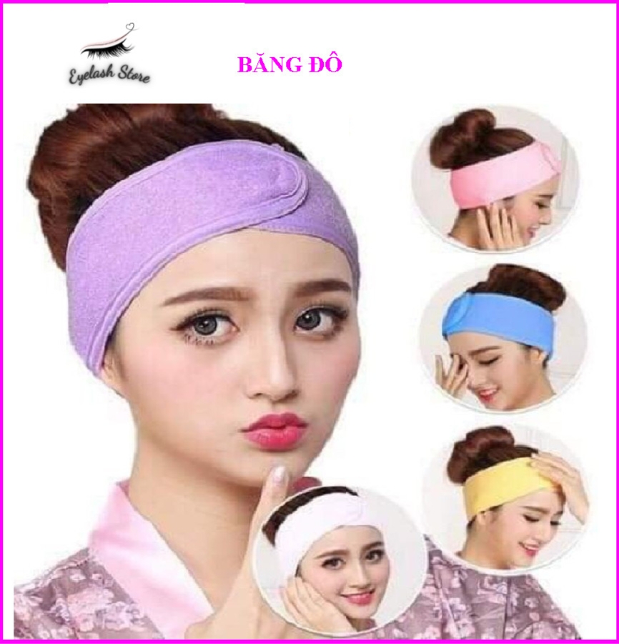 Băng đô rửa mặt, băng đô cài tóc nữ_eyelash store