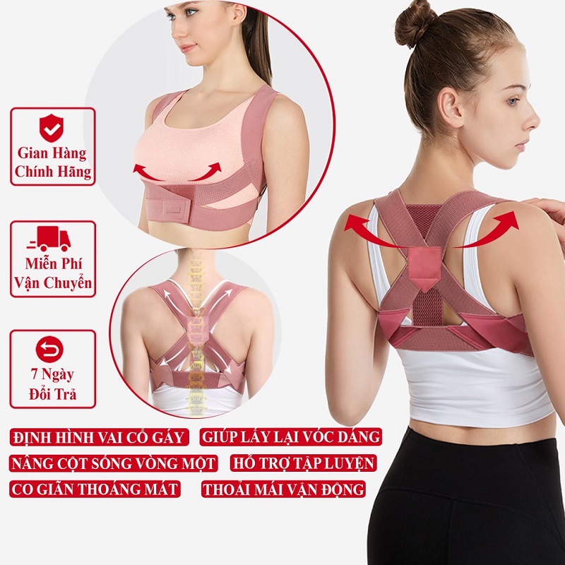Đai chống gù lưng dcg01 cải thiện vóc dáng cho mọi lứa tuổi