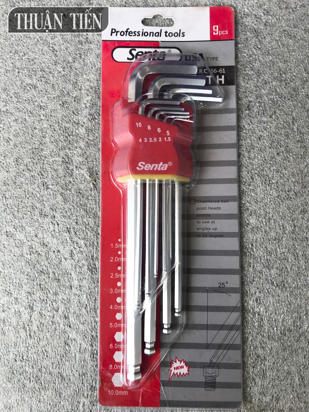 Bộ lục giác 9 món cao cấp, đủ cỡ