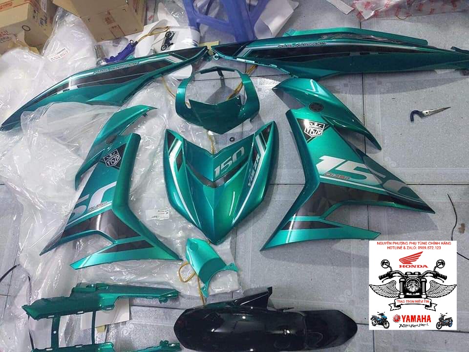 [HCM]Dàn Áo EXCITER 150 Phiên Bản Đặc Biệt Màu Xanh Lục Bảocó Đủ Màu-YAMAHA