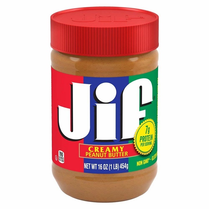 Bơ đậu phộng mịn jif hộp 453g