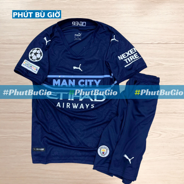 [CAO CẤP] Bộ Quần Áo Bóng Đá Banh MC/MANCITY Cao Cấp Mùa 2021 Chất POLYESTER - Phút Bù Giờ Sport