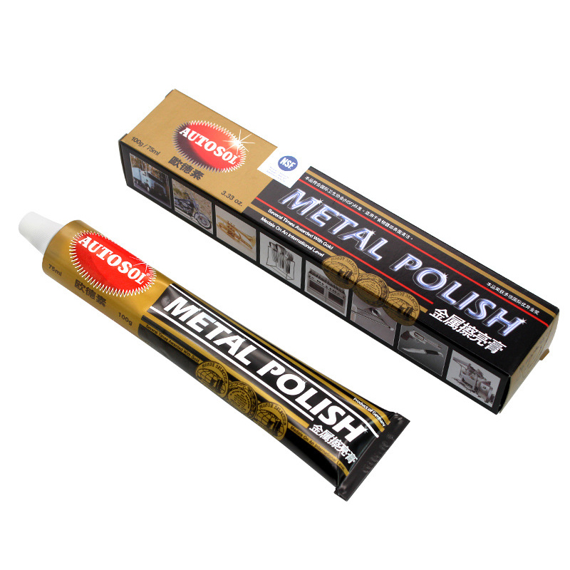 Kem đánh bóng kim loại Autosol Metal Polish dùng cho bề mặt inox, đồng, nhôm như đồng hồ, viền điện thoại, lư đồng...