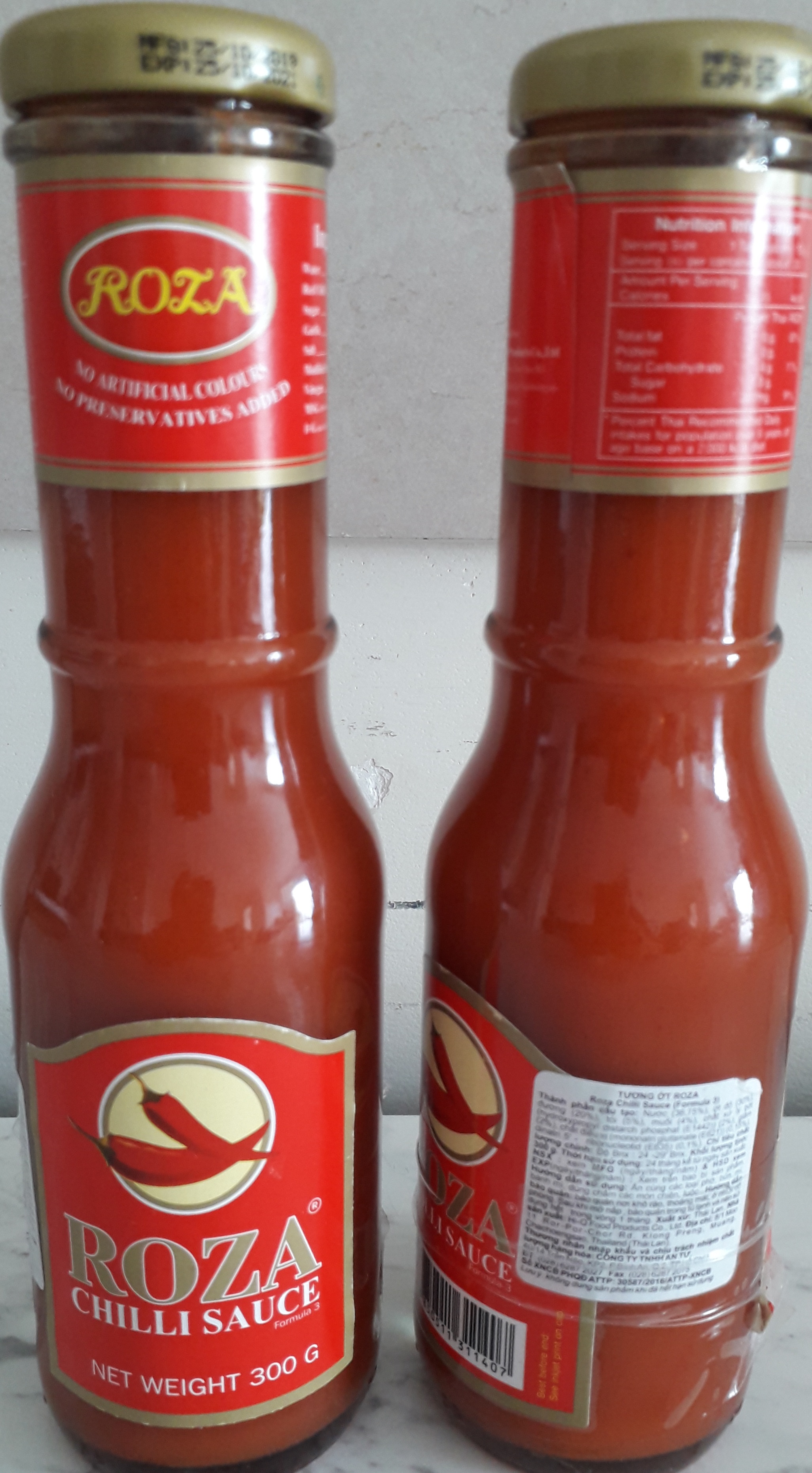 Tương ớt roza thái lan 300g