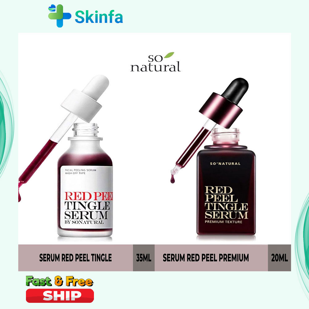 Red Peel Tingle Serum Tinh Chất Tái Tạo Da Chính Hãng So Natural