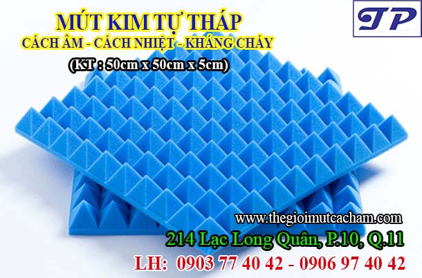Mút kim tự tháp cách âm