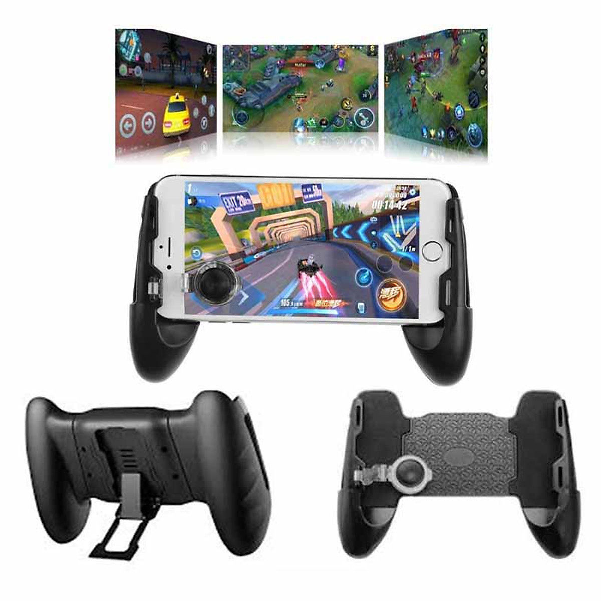Tay cầm chơi game pubg, ros, ffliên quân mobile tích hợp quạt tản nhiệt kiêm sac dự phòng