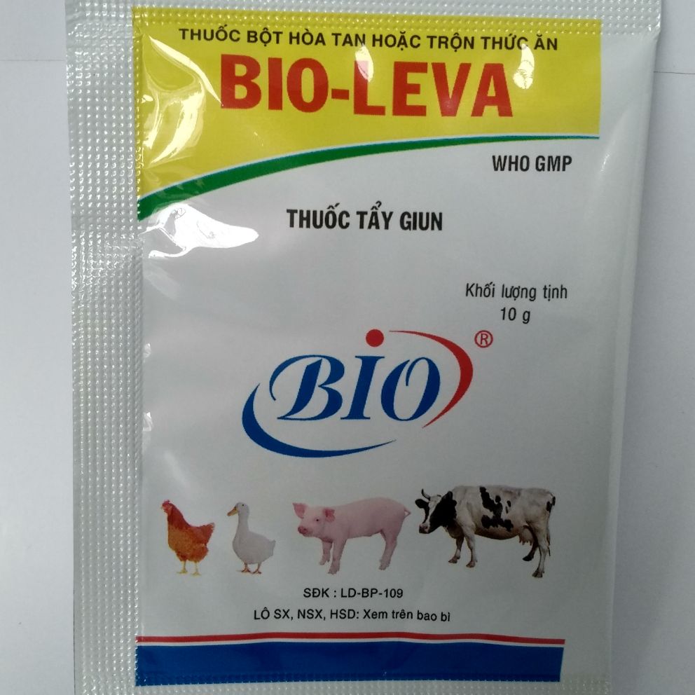 COMBO 04 Gói BIO LEVA XỖ LÃI gói 10g