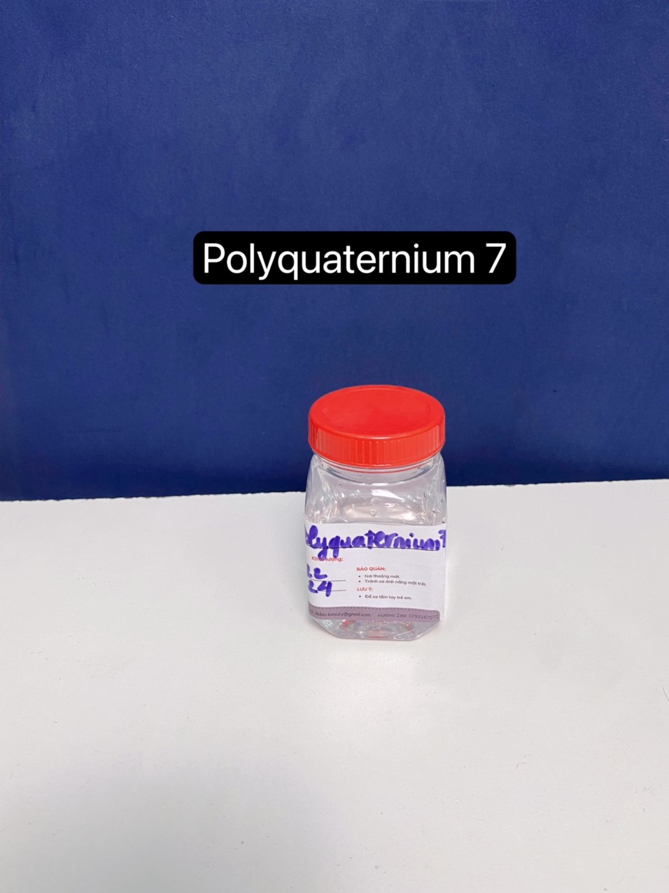 100g/1kg polyquaternium 7 - hoạt chất làm mượt tóc - nguyên liệu mỹ phẩm
