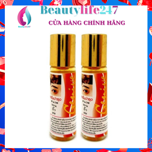 Combo 2 Chai Serum kích mọc lông mày lông mi và râu tóc Genive Chuẩn Thái Lan