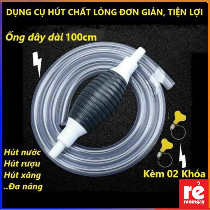 Ống hút xăng dầu chất lỏng bóp tay - Dụng cụ bơm hút xăng , dầu chất lỏng bóp tay , hút chất lỏng bóp tay,dụng cụ bơm hút chất lỏng , an toàn nhanh chóng