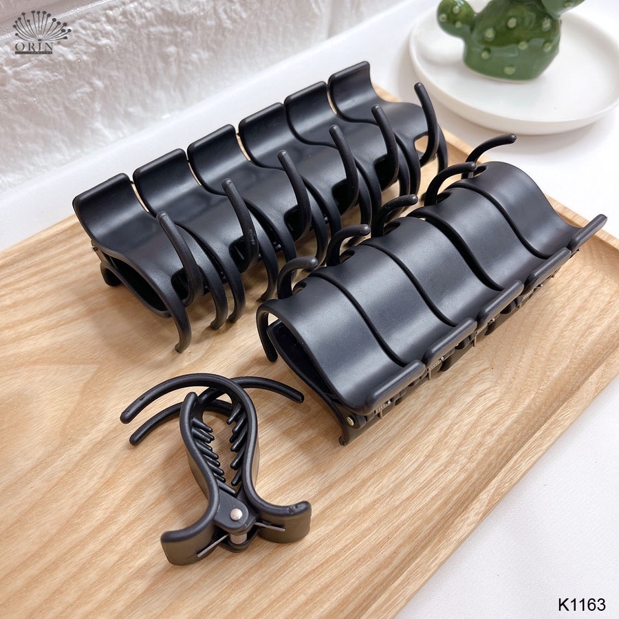 Kẹp càng cua, kẹp tóc 3 răng, 5 răng nhám, bóng