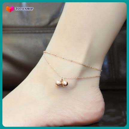 Lắc chân nữ/ vòng chân quả chuông nhỏ phong cách Hàn Quốc siêu dễ thương BSTVT - [ToToShop]