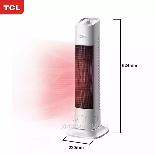 {HÀNG SỊN} Đèn sưởi gốm TCL chính hãng, Quạt sưởi gốm cao cấp TCL - Làm ấm nhanh, tỏa nhiệt đều, xoay 120 độ