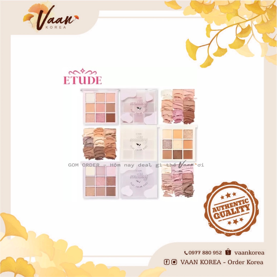 Bảng phấn mắt Etude House Play Color Eyes Milky New Year