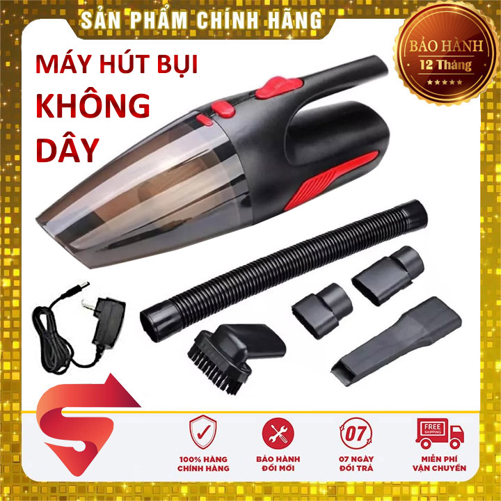Máy hút bụi cầm tay không dây AIKESI loại sạc pin, dễ tháo lắp, hút bụi được mọi ngóc ngách [CÓ VIDEO]