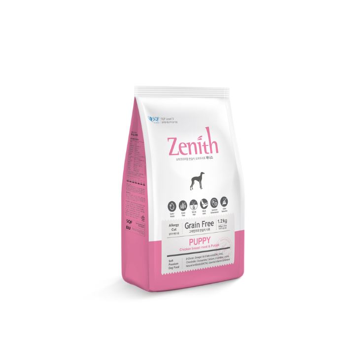 Thức ăn hạt mềm cao cấp cho chó Zenith Grain Free PUPPY túi 500g