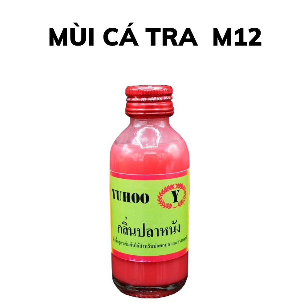 Tinh dầu câu cá tra thái lan cực nhạy YUHOO chai 60ml, tinh mùi làm mồi thính dụ cá da trơn tra trê ngát lăng ở hồ dịch vụ ao hồ tự nhiên, tinh mui cau ca tra