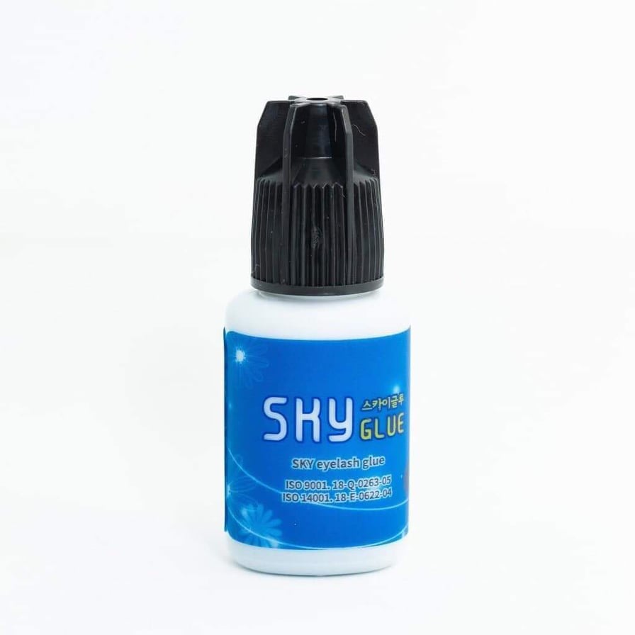 Keo sky glue s+khô từ 1-2s, d+ khô 4-5s dùng trong nối mi, tạo fan