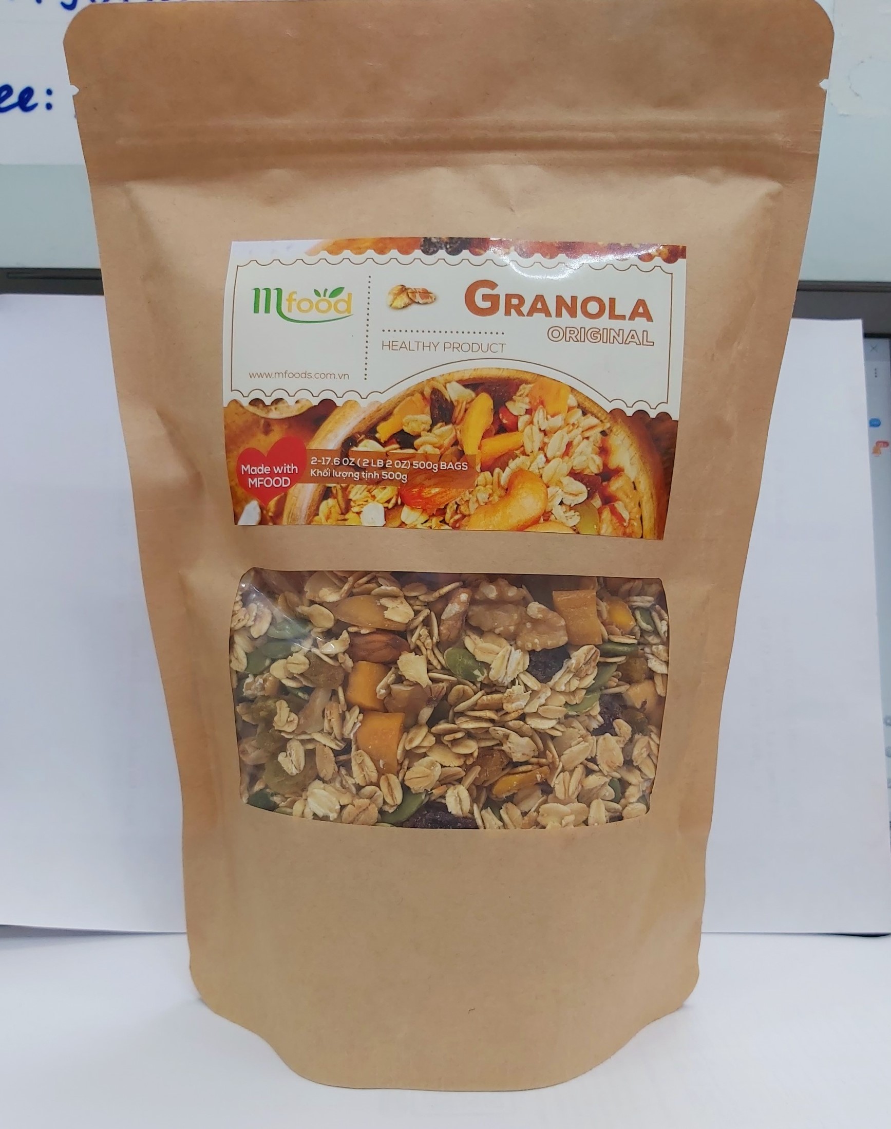 Granola Ăn Sáng Yến Mạch Mix 7 Loại Hạt - Túi 500g