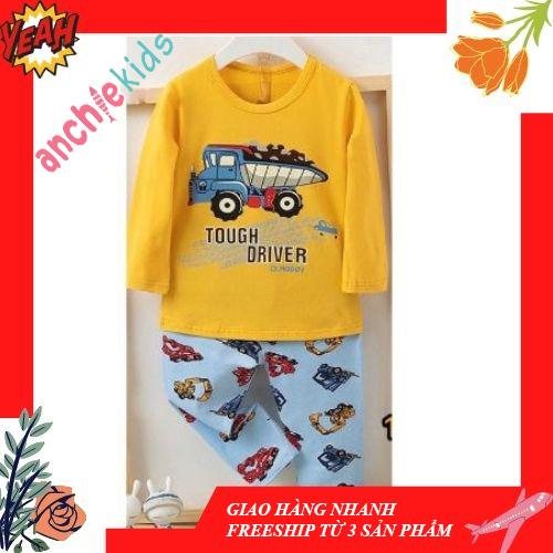 BỘ ĐỒ DÀI THU ĐÔNG CHO BÉ TRAI TỪ 6 THÁNG - 6 TUỔI (7kg-22kg) - QUẦN ÁO TRẺ EM XUẤT HÀN