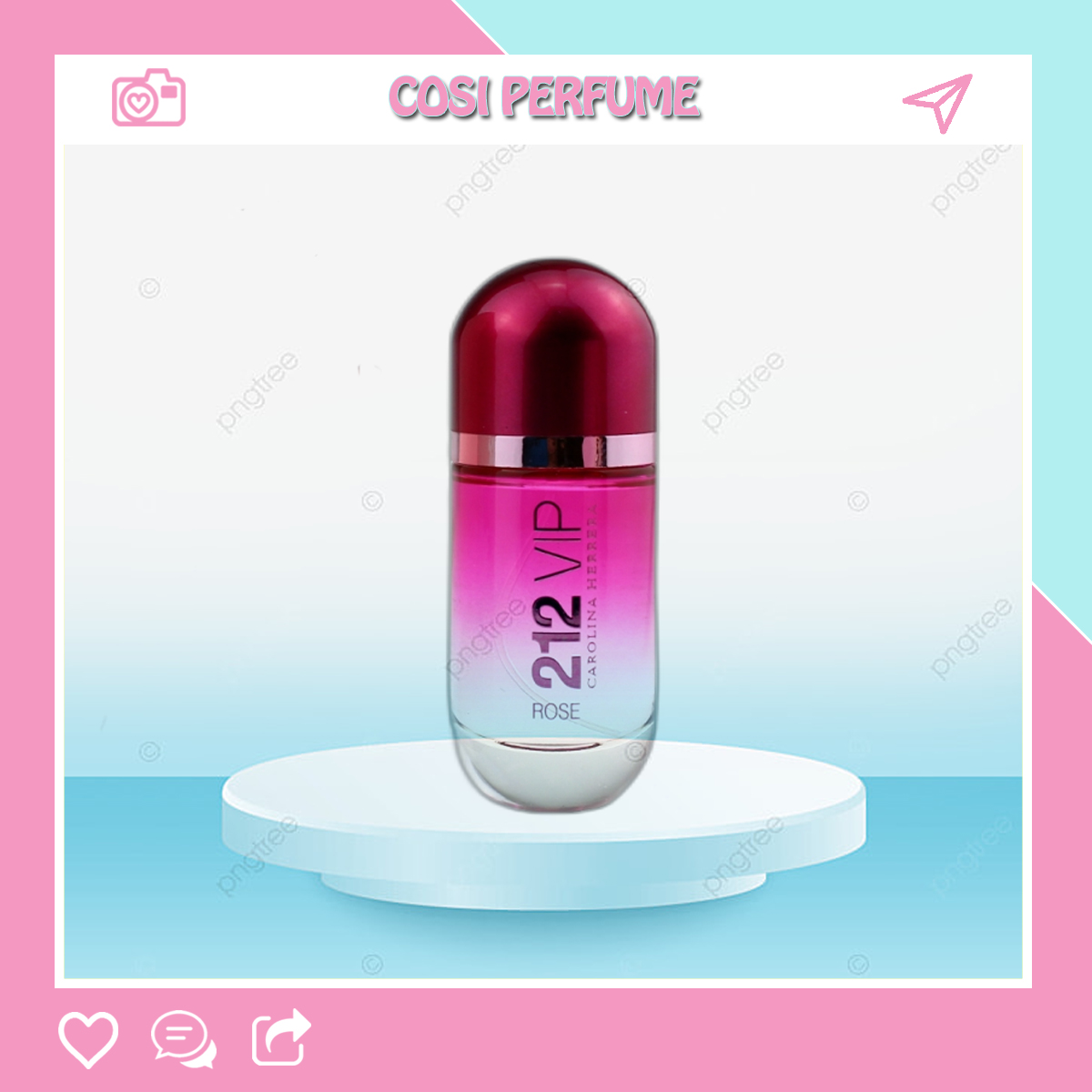 Nước hoa nữ carolina herrera 212 vip rose edp