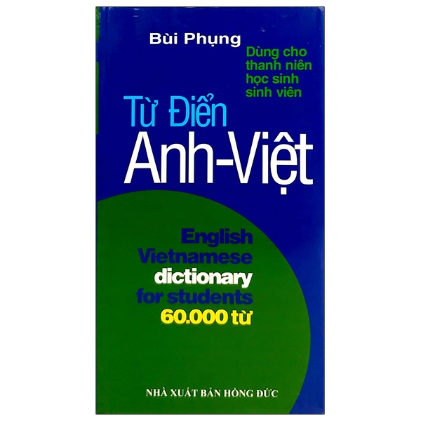 Fahasa - Từ Điển Anh - Việt 60000 Từ Dùng Cho Thanh Niên, Học Sinh, Sinh Viên
