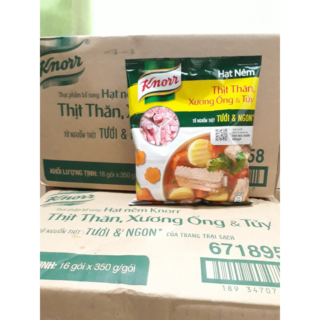 KNORR HẠT NÊM TỪ THỊT VÀ XƯƠNG 1.8KG 1,8 kg GÓI LỚN BIG SIZE date luôn mới