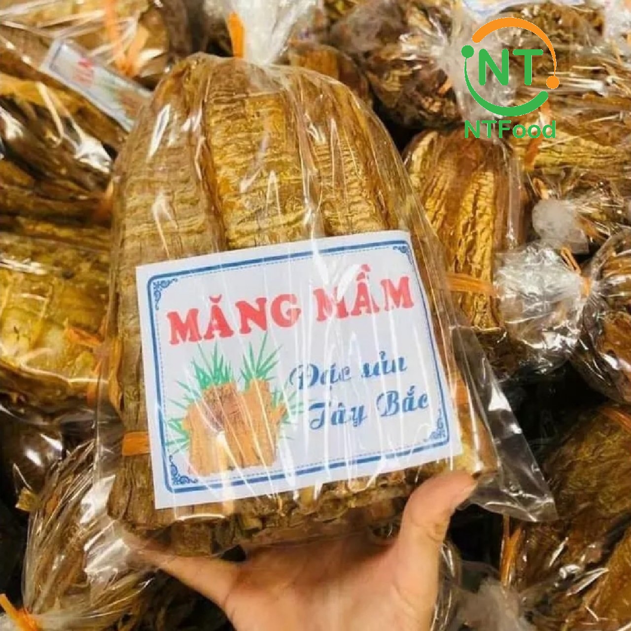 Măng Mầm Khô Loại 1 ( Đặc sản Tây Bắc) Túi 500Gr NTFood - Nhất Tín Food