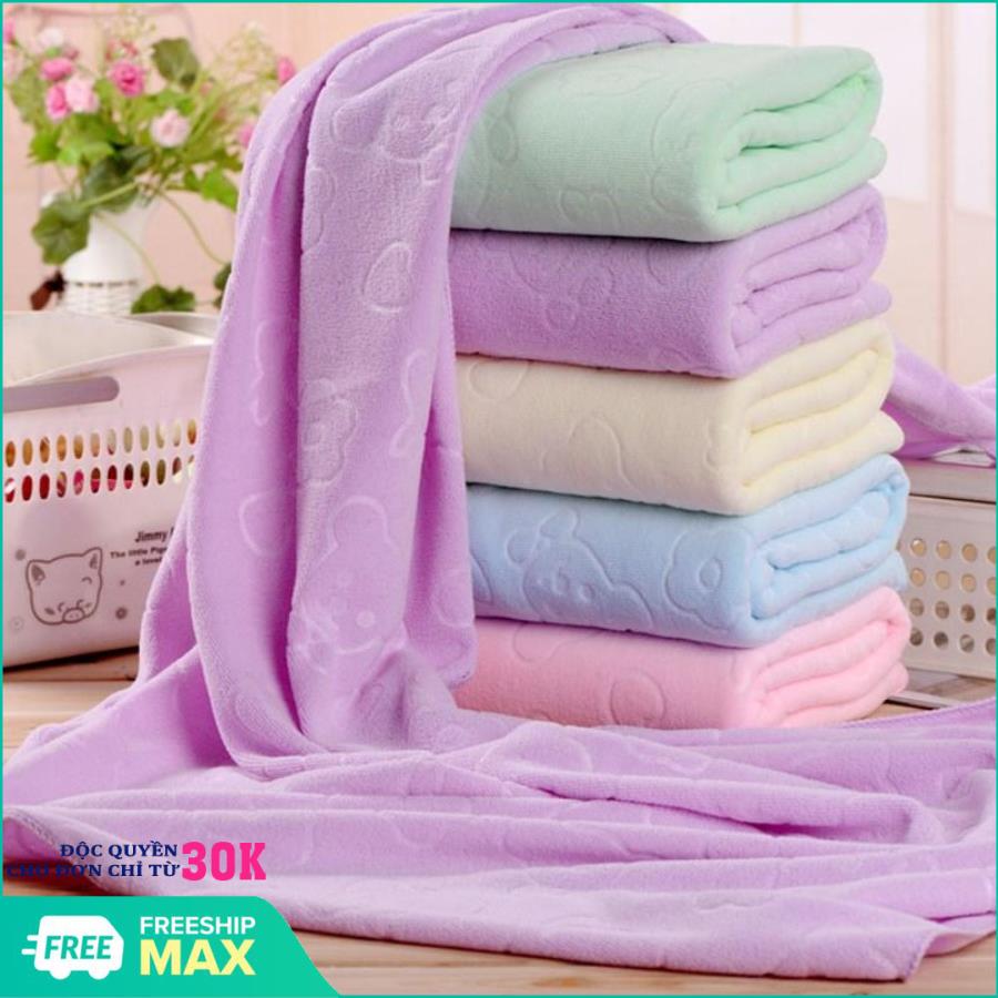 Khăn tắm cao cấp phong cách Hàn Quốc loại lớn 70x140cm, khăn tắm xuất Nhật, khăn lau cỡ lớn