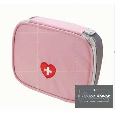 [HCM]Túi Y Tế Du Lịch nhỏ gọn đựng thuốc tây kim chỉ túi cứu thương tiện dụng.