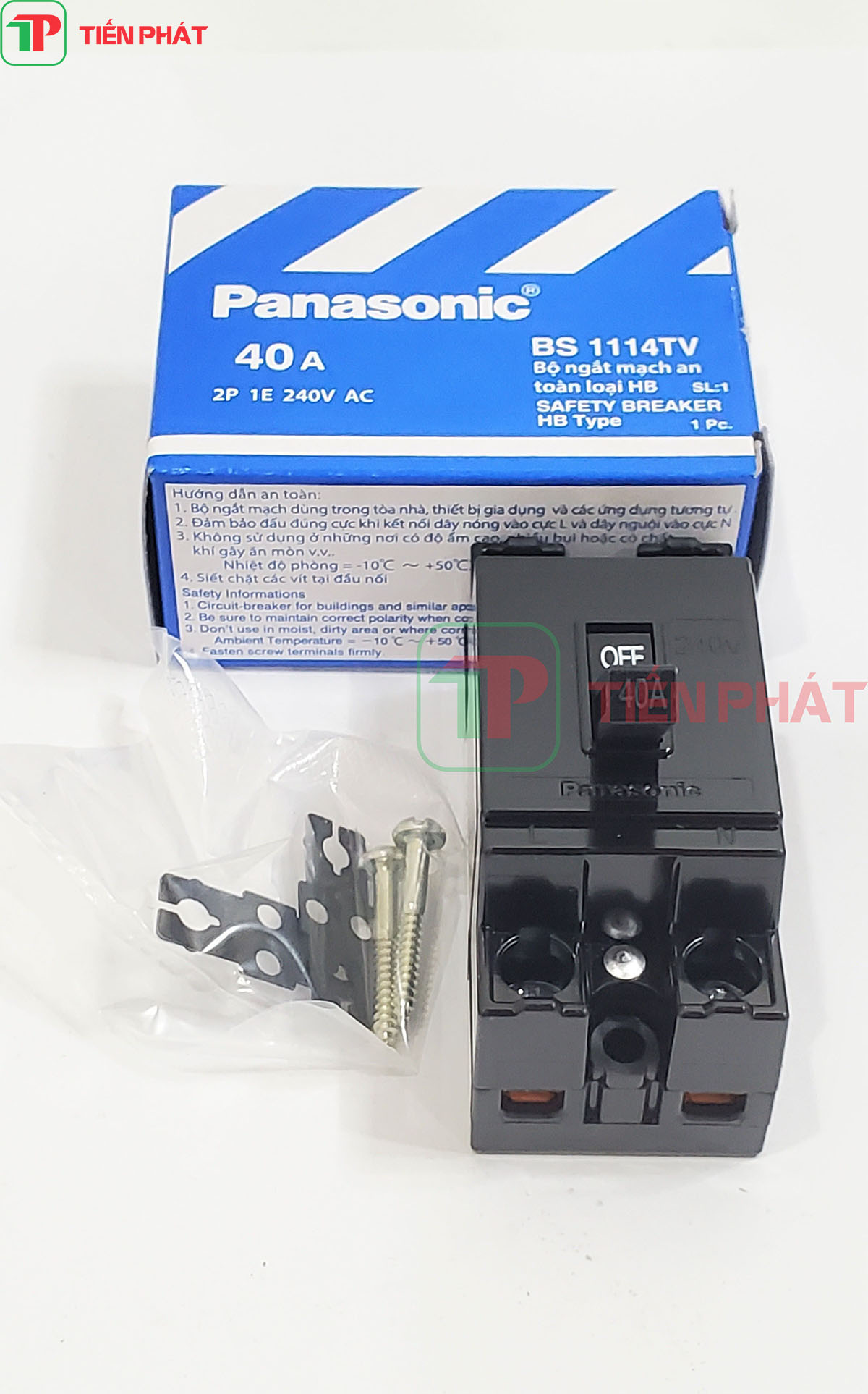 Cầu dao tự động chống giật panasonic 15a-20a-30a