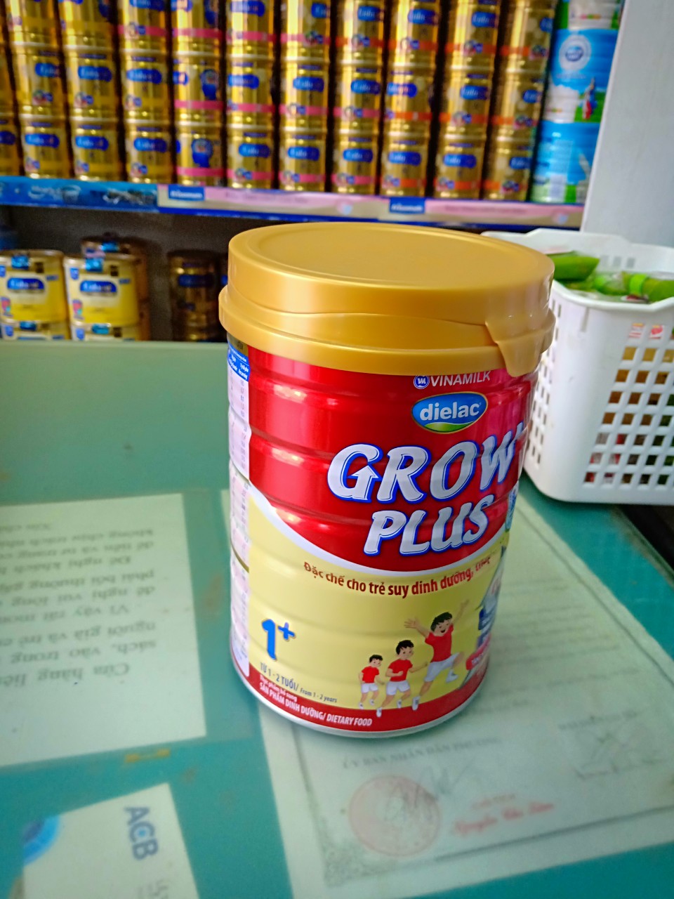 Sữa Bột Dielac Grow Plus Đỏ 1+ 900g Vinamilk. siêu thị trương vương