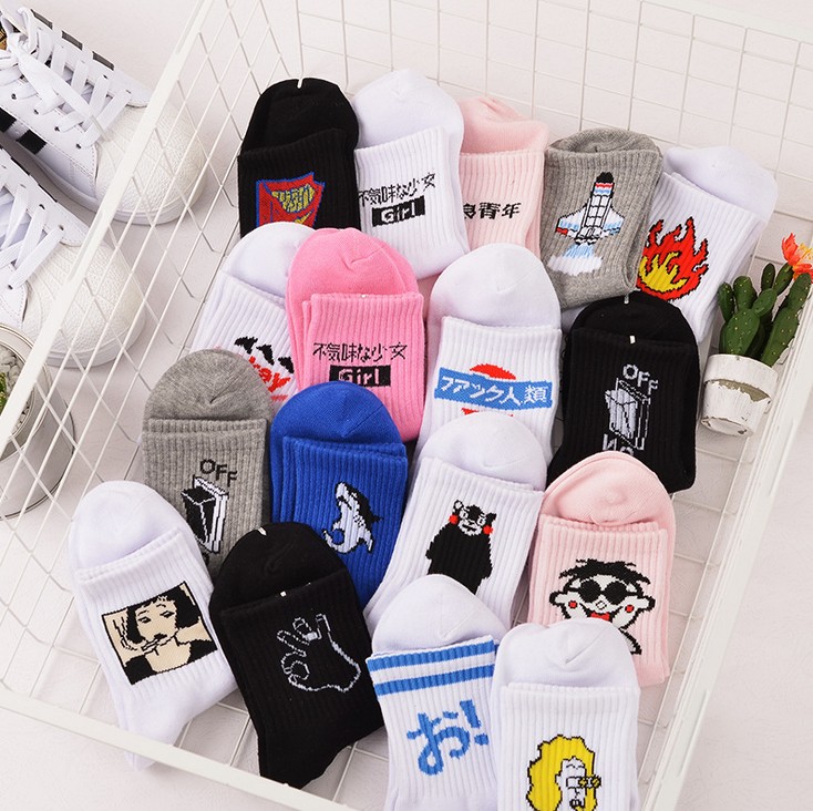 [HCM]Vớ Ulzzang Hàn Quốc Hình Dễ Thương | Đa Dạng Mẫu