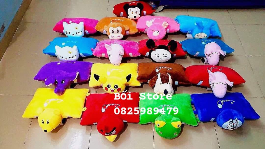 GỐI ĐI XE MÁY 1 ĐẦU SIÊU MỀM -Gối đi xe máy cho bé chất lượng cao-Đủ mẫu