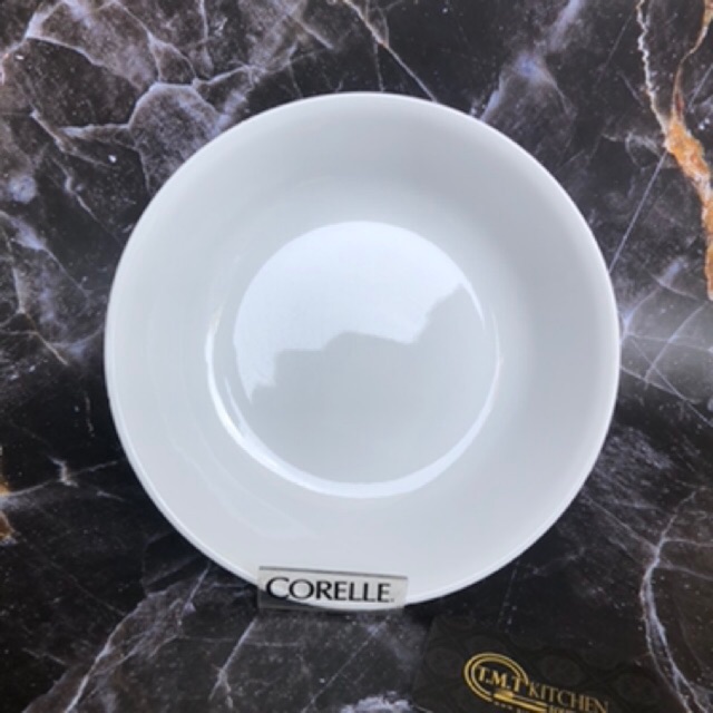 Bộ 2 đĩa súp sâu lòng thủy tinh corelle winter frost white 420-n-lp 21cm