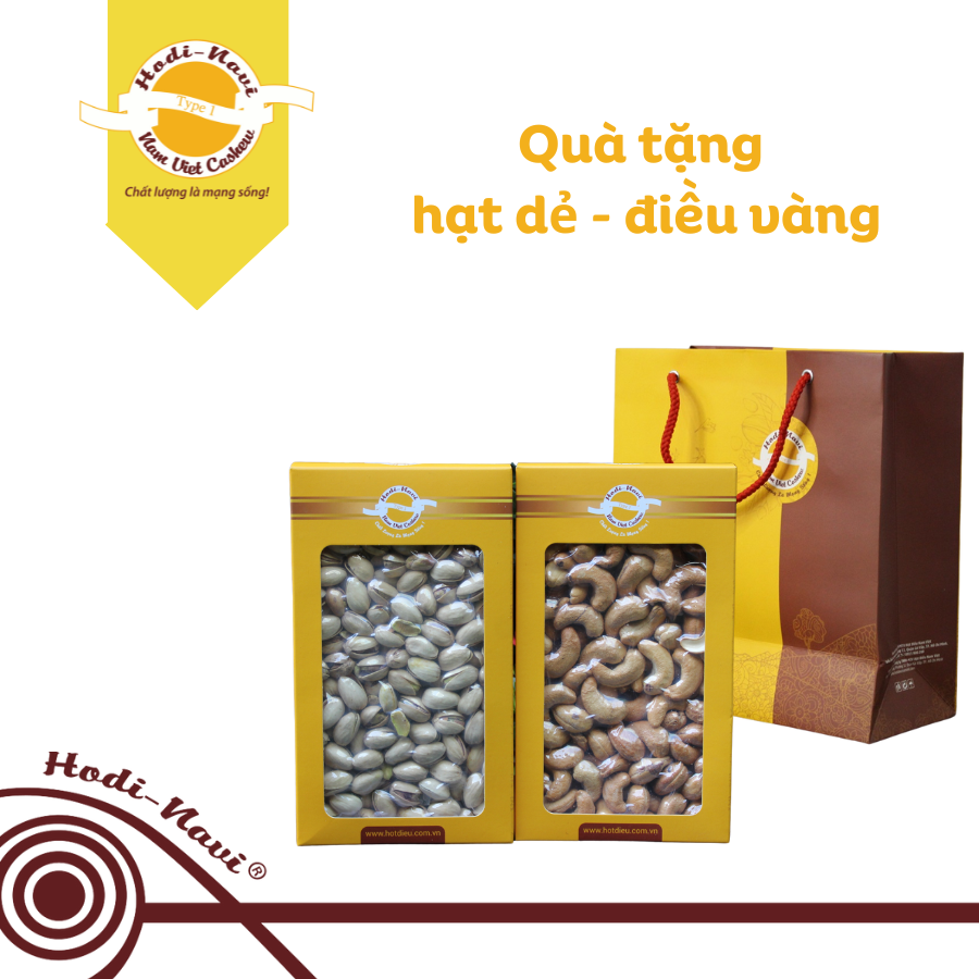 HỘP QUÀ COMBO 2 loại hạt dinh dưỡng