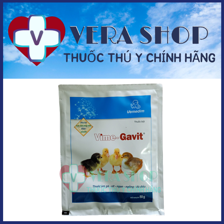 Vemedim gavit 50g - thuốc úm gà, vịt, ngan, ngỗng, đà điểu - sỉ lẻ thuốc thú y