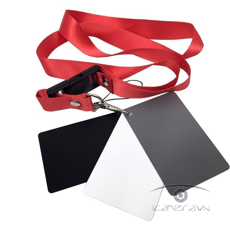 Thẻ cân bằng trắng gray card size lớn
