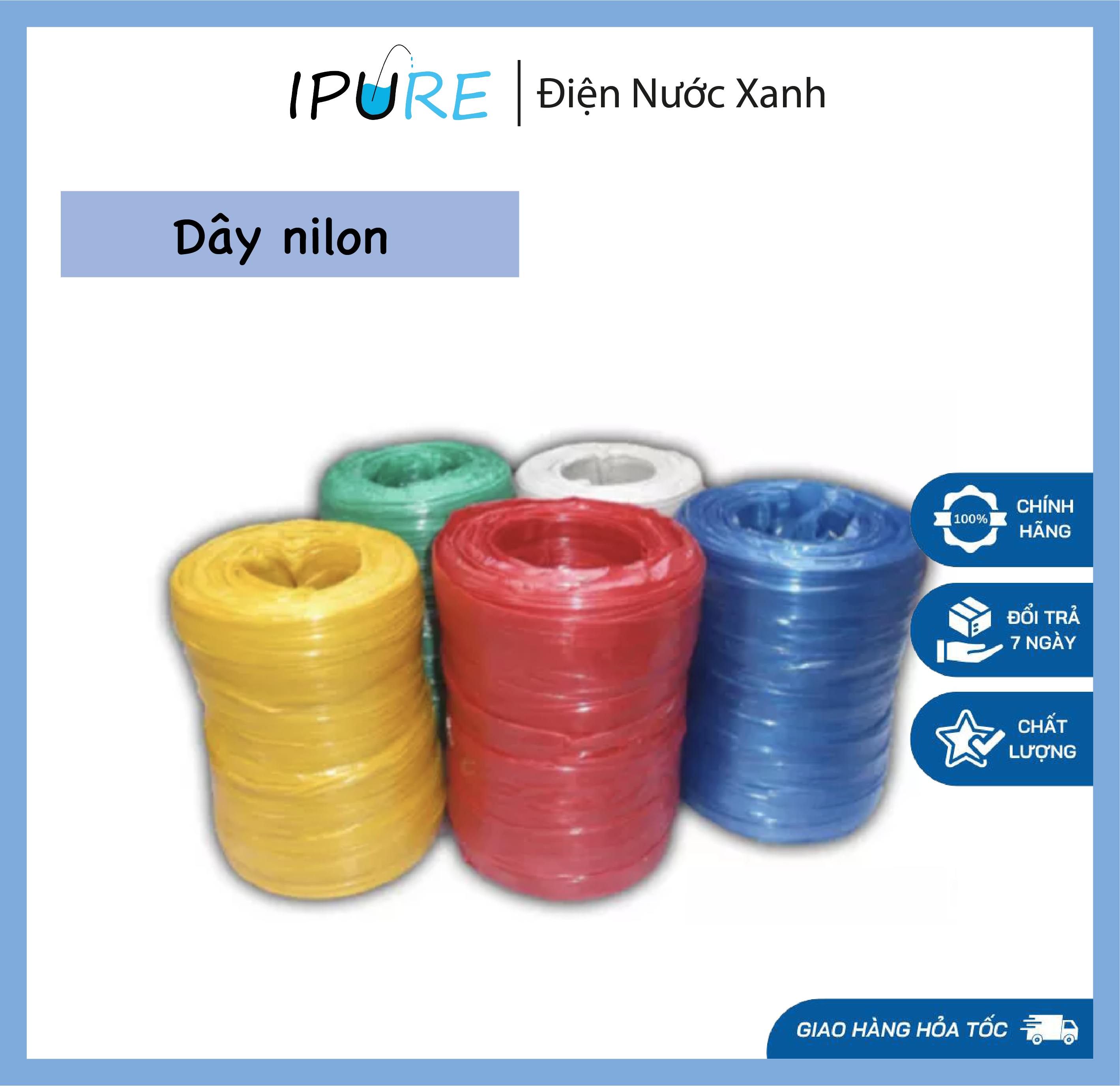 Cuộn dây dứa dây nilong buộc hàng cột đồ, gói hàng cuộn nhỏ cuộn lớn - DNX IPURE