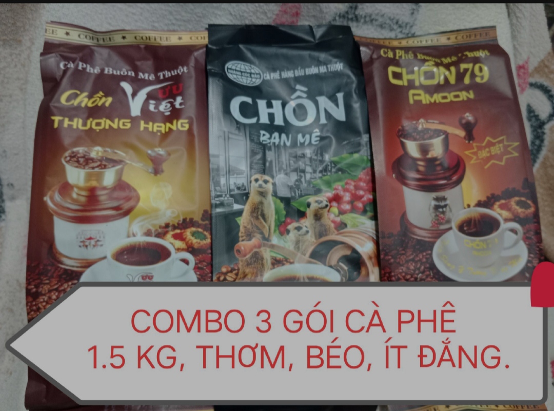 3 goi coffee chồn