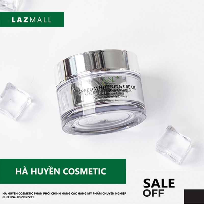 Kem dưỡng trắng da gsc+ speed whitening cream