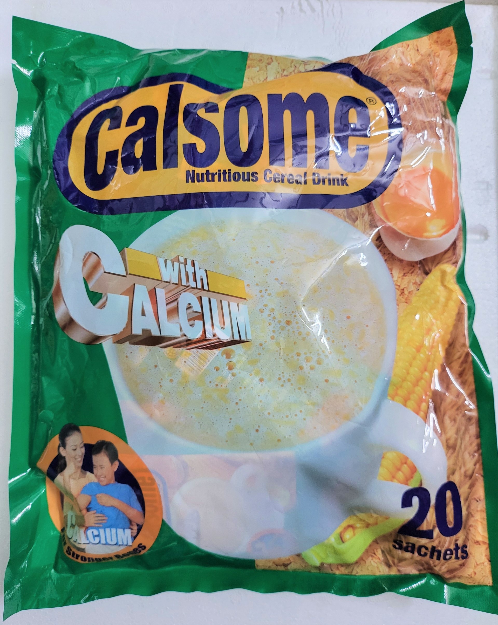 Túi X.LÁ 500g NGŨ CỐC DINH DƯỠNG CANXI Singapore CALSOME Nutritional