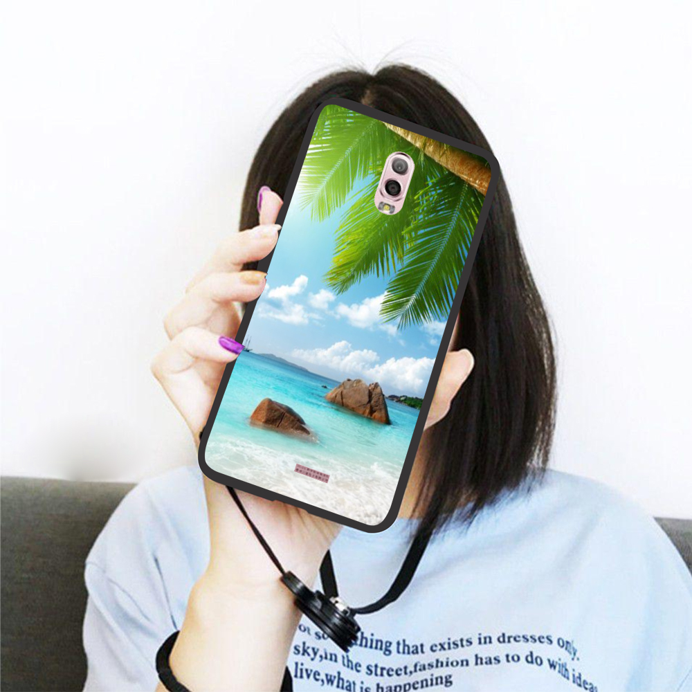 [HCM]Ốp lưng iCase dành cho Samsung Galaxy J7 Plus viền dẻo TPU BST Phong Cảnh Thiên Nhiên