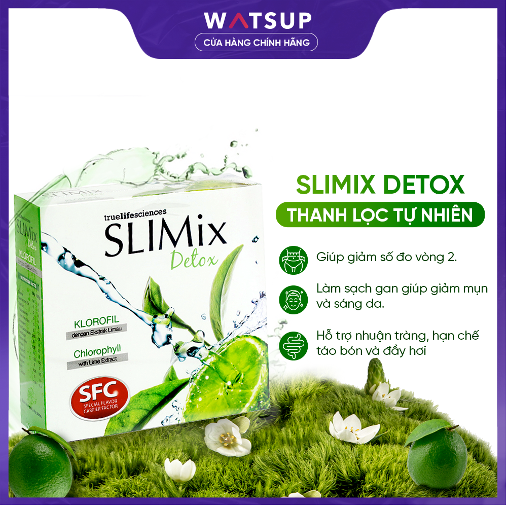 Slimix Detox thanh lọc thải độc toàn diện an toàn và tự nhiên