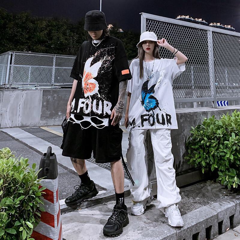 [HCM]Áo Thun Unisex Áo Thun Phông Rộng M.FOUR BƯỚM in 3D Nam Nữ Siêu Đẹp-BIG SHOP