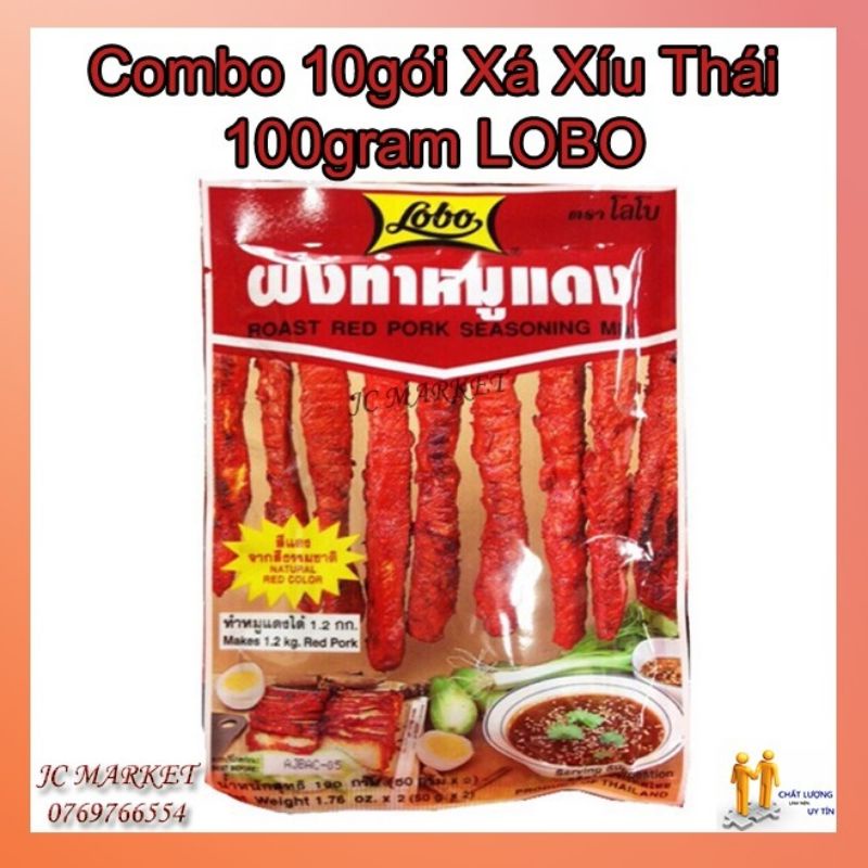 1 gói xá xíu thái lobo