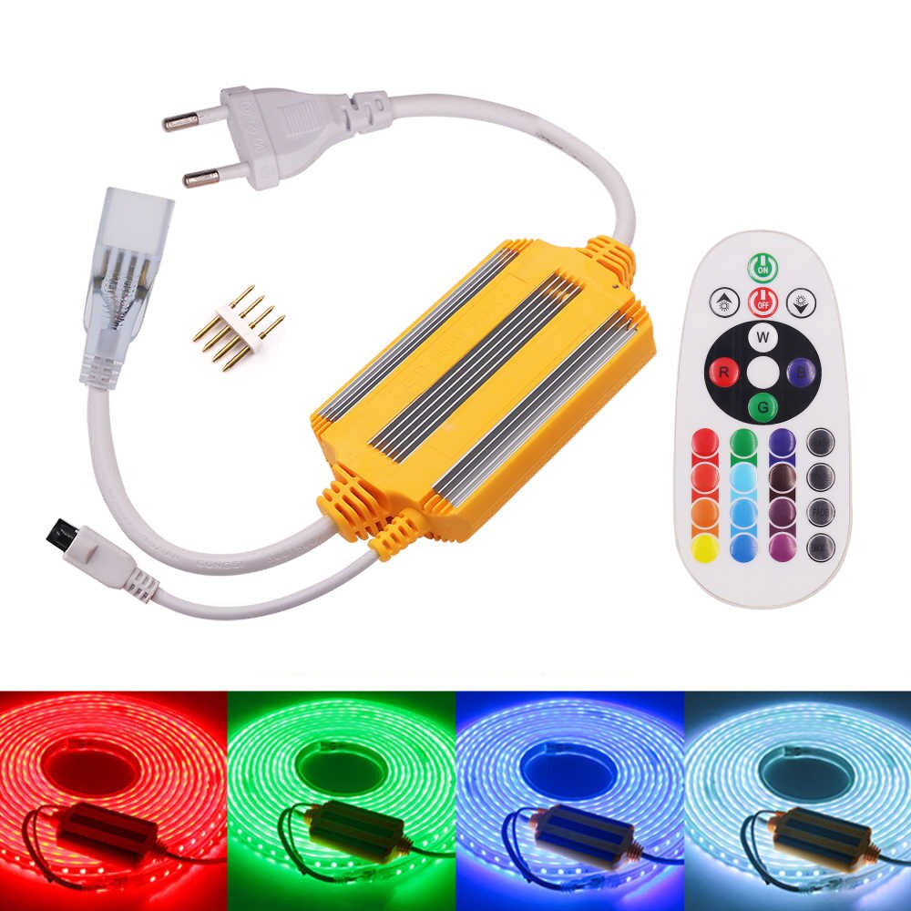 Bộ điều khiển Led dây 5050 7 màu 50m
